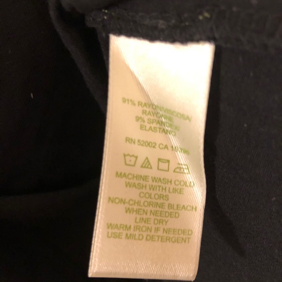 Sigrid Olsen Black Turtleneck Shirt - Picture 3 of 4